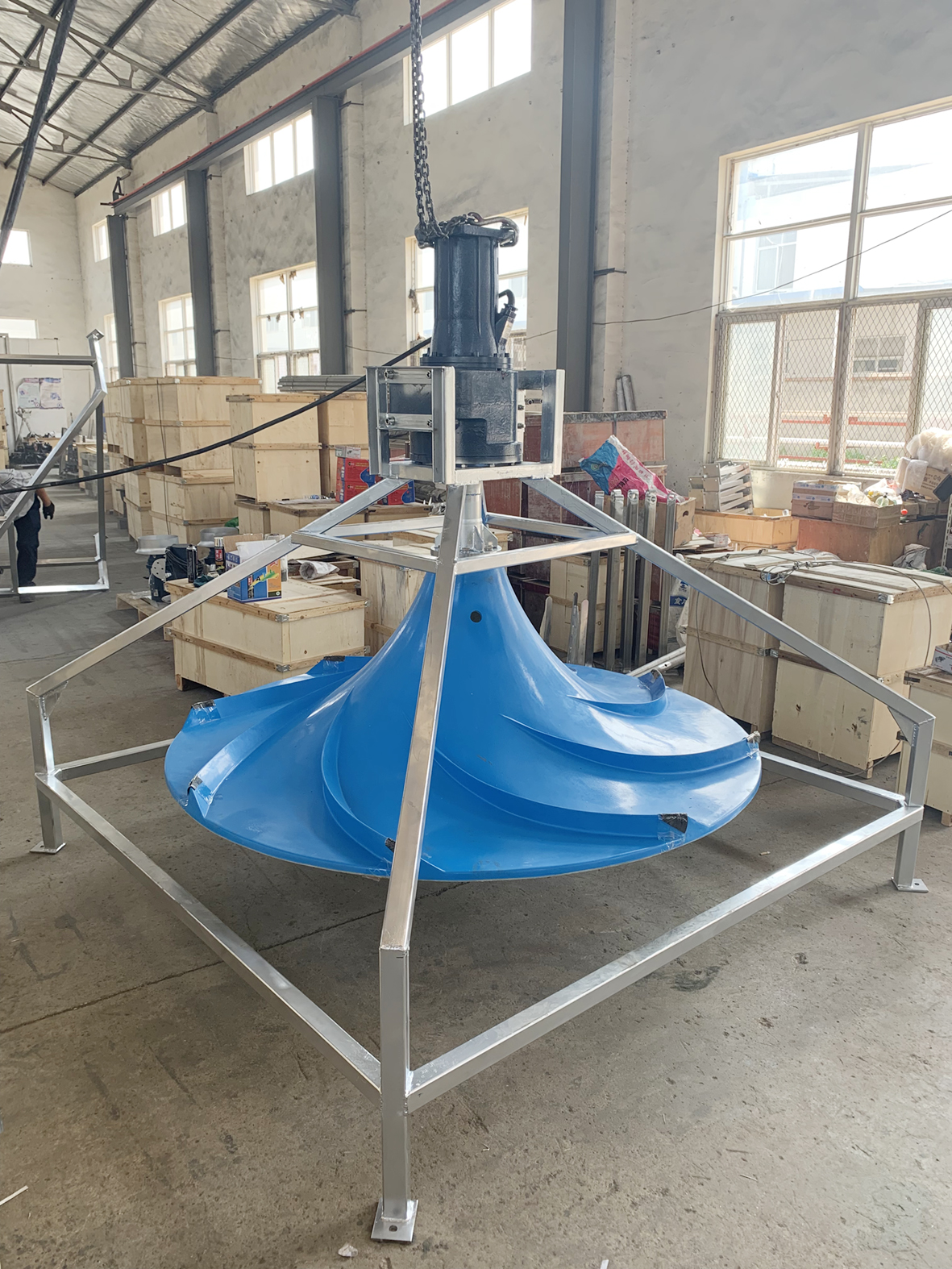 潛水雙曲面攪拌機(jī)與其它攪拌設(shè)備相比，優(yōu)勢在哪里？ | 南京藍(lán)寶石環(huán)保